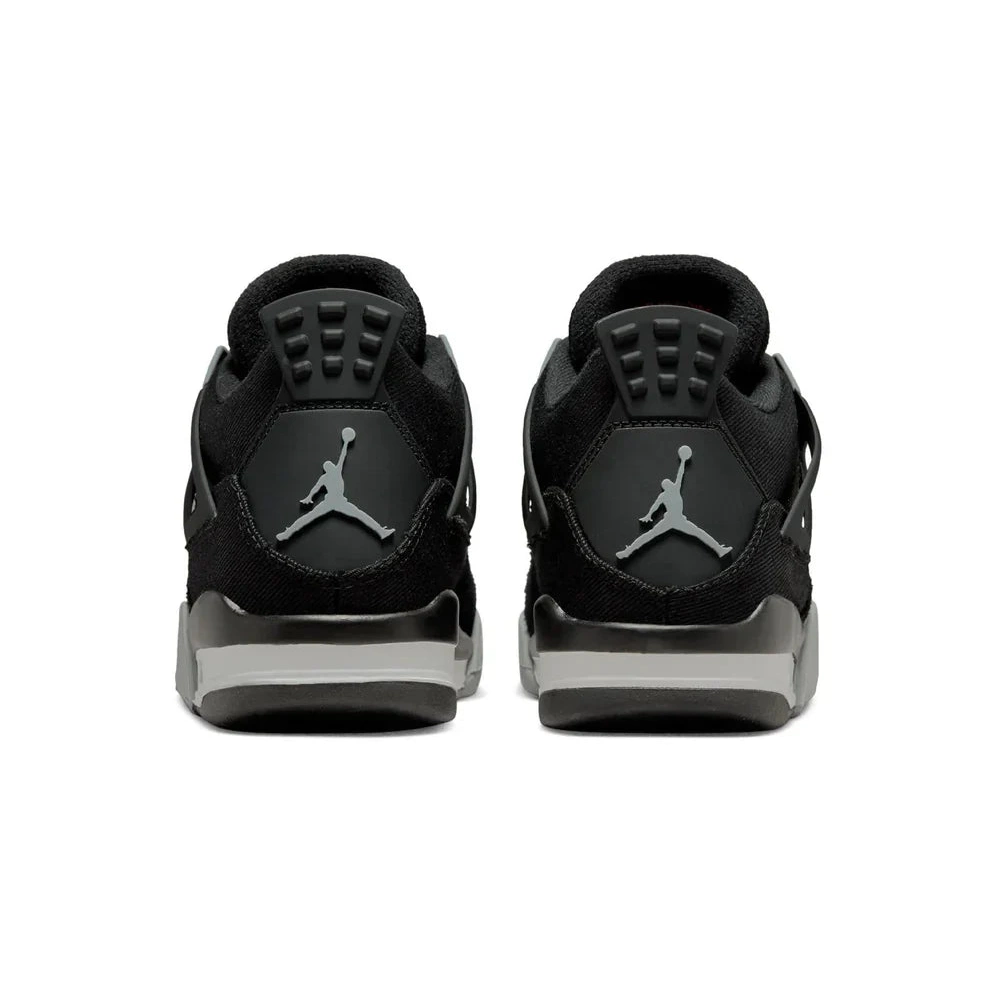 Air Jordan 4 Retro GS Black Canvas 0815